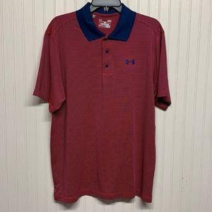 Men’s Under Armour striped polo shirt